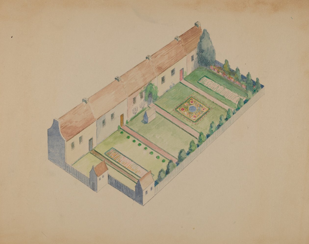 Plan blokowy autorstwa George Stonehill