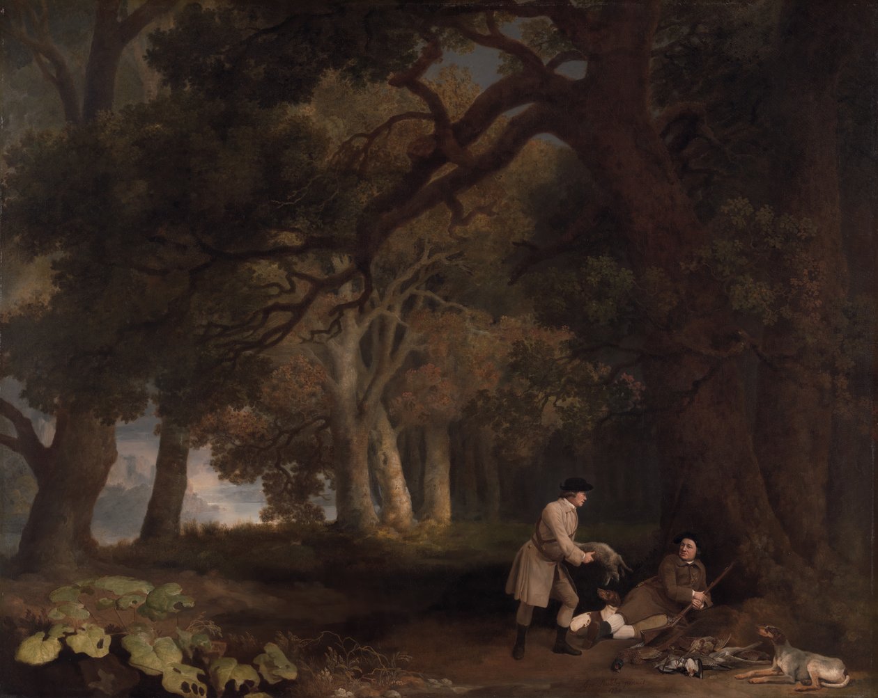Odpoczynek po strzale, 1770. autorstwa George Stubbs