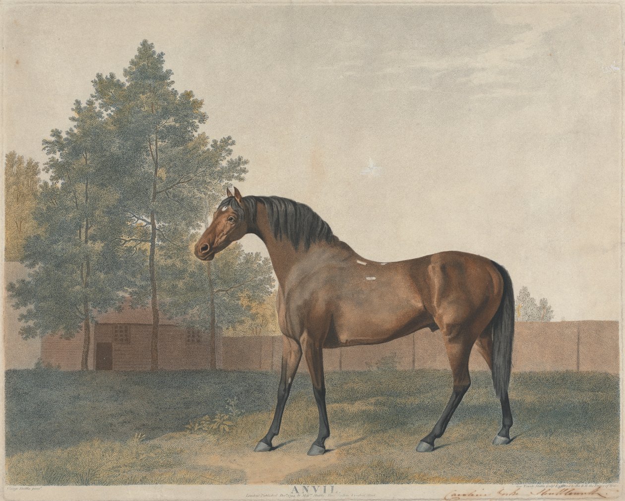 "Kowadło" autorstwa George Stubbs