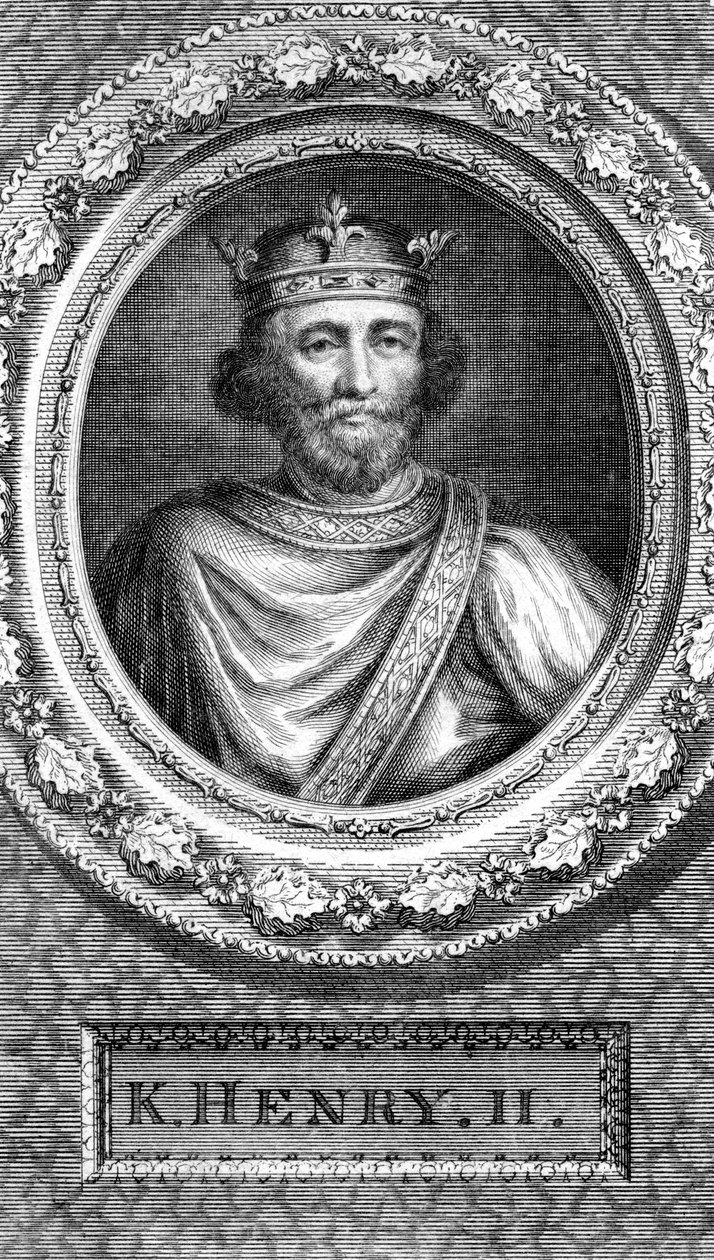 Henryk II, król Anglii. autorstwa George Vertue