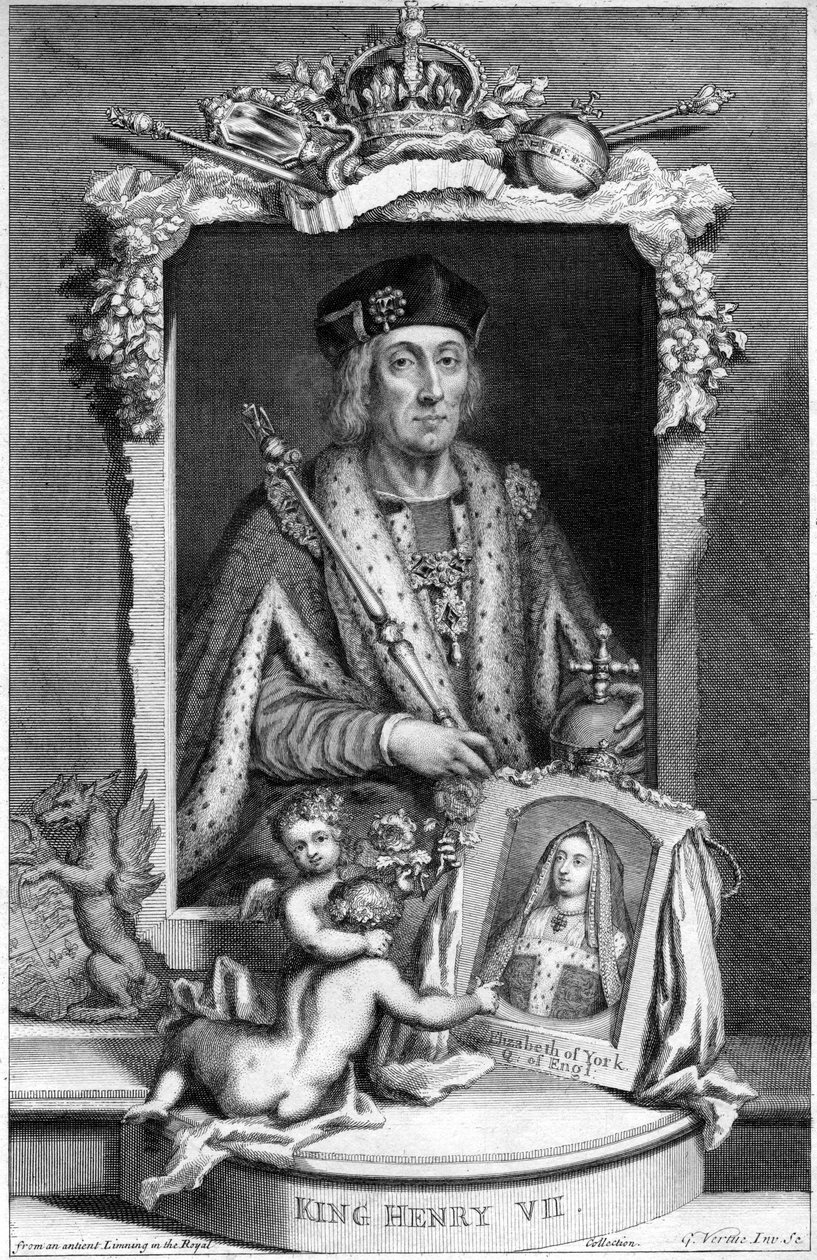 Henryk VII z Anglii, XVIII wiek. autorstwa George Vertue