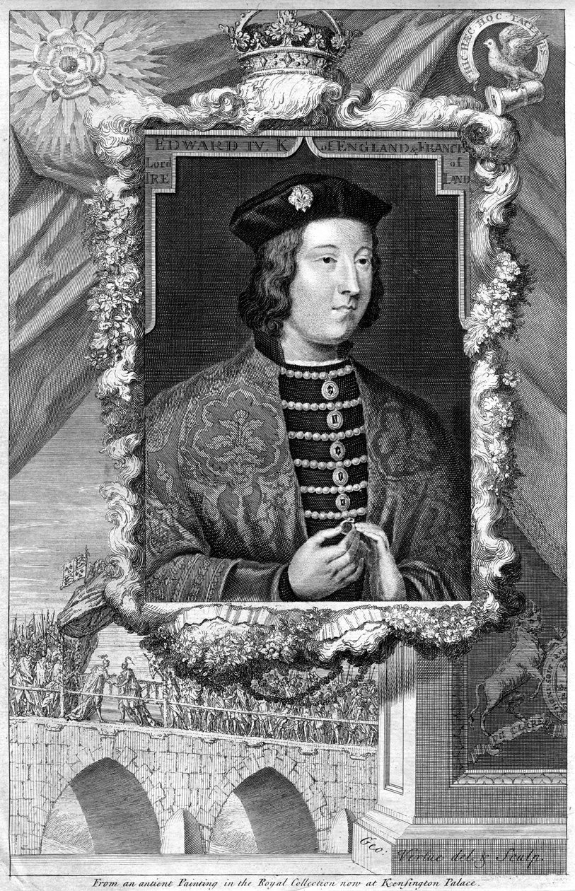 Król Edward IV z Anglii. autorstwa George Vertue