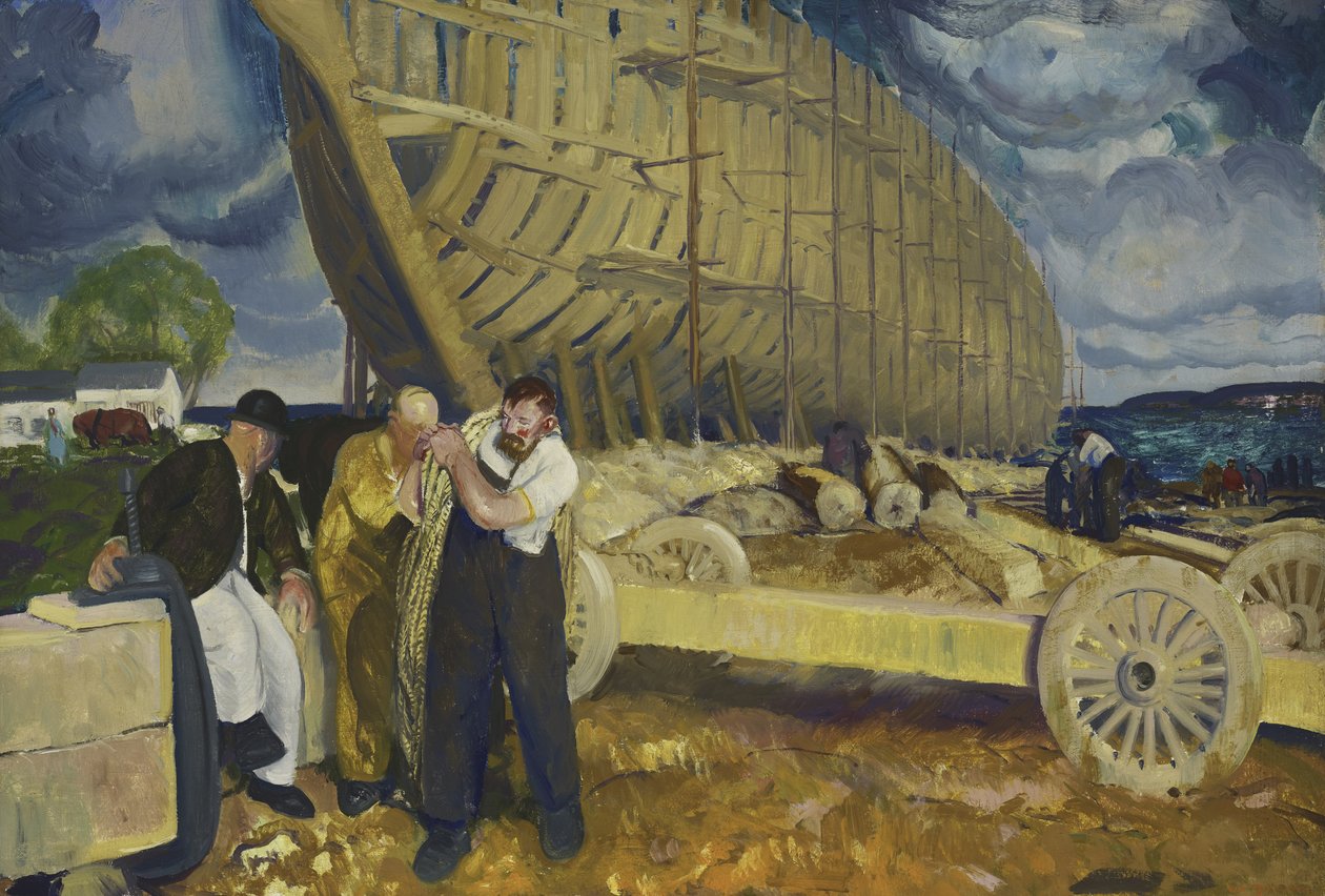Konstruktorzy statków, 1916 autorstwa George Wesley Bellows