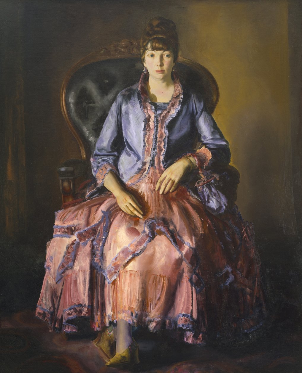 Emma w fioletowej sukience autorstwa George Wesley Bellows