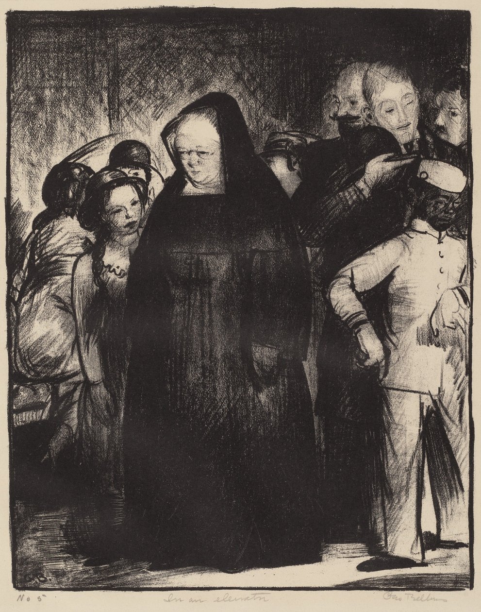 W windzie, 1916. autorstwa George Wesley Bellows