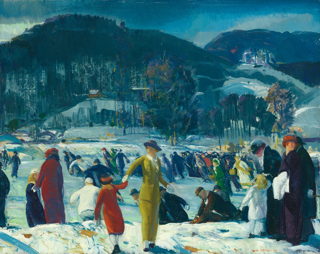 Miłość do zimy autorstwa George Wesley Bellows