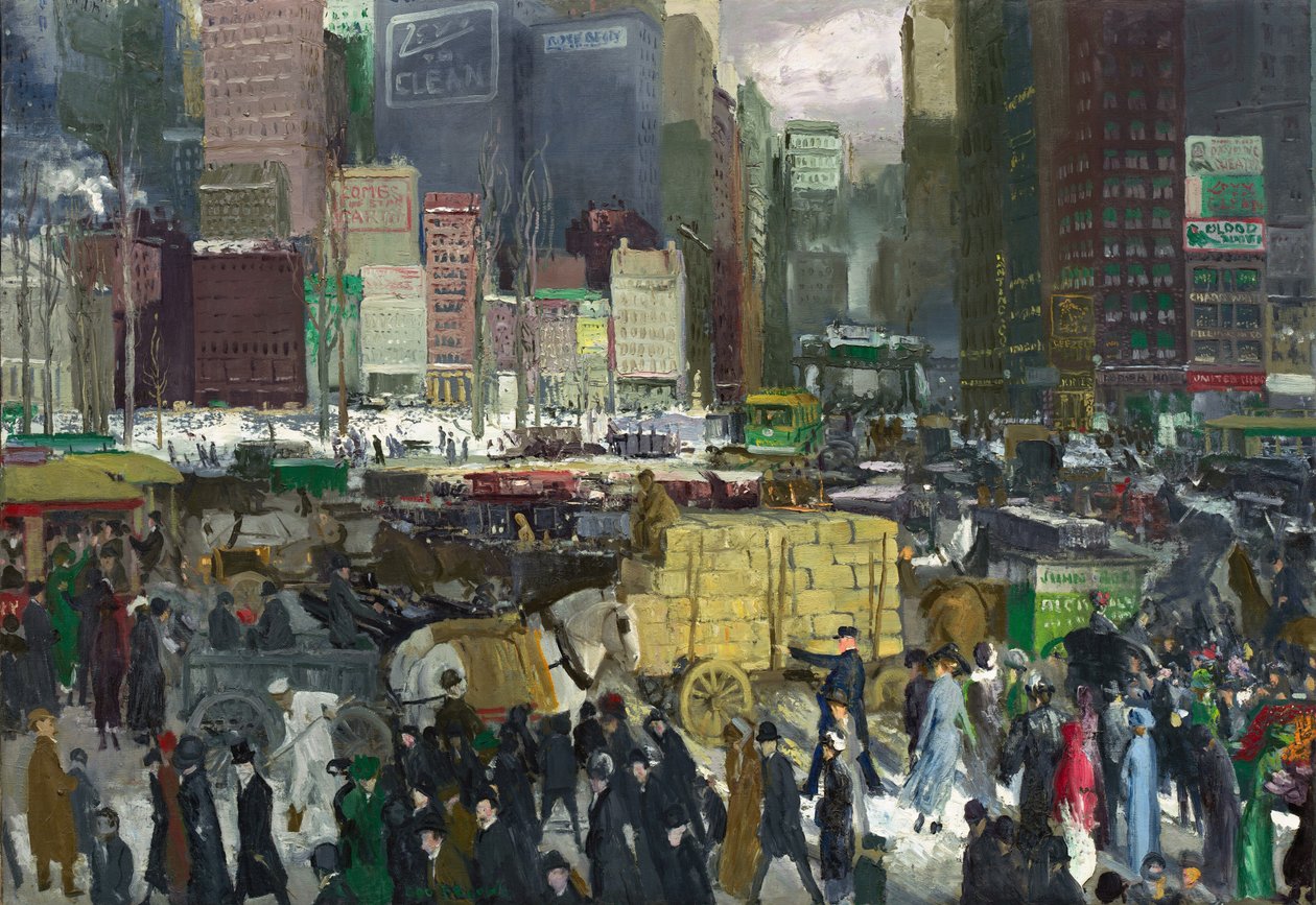 Nowy Jork, 1911. autorstwa George Wesley Bellows