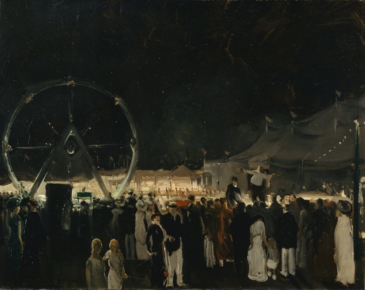 Przed Wielkim Namiotem, 1912 autorstwa George Wesley Bellows