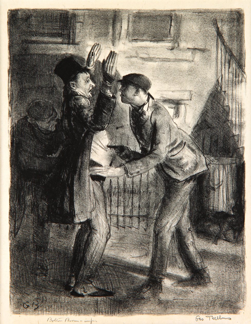 Napad, 1921 autorstwa George Wesley Bellows