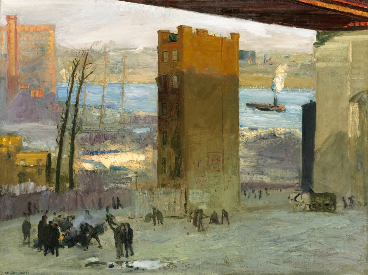 Samotna Kamienica, 1909. autorstwa George Wesley Bellows