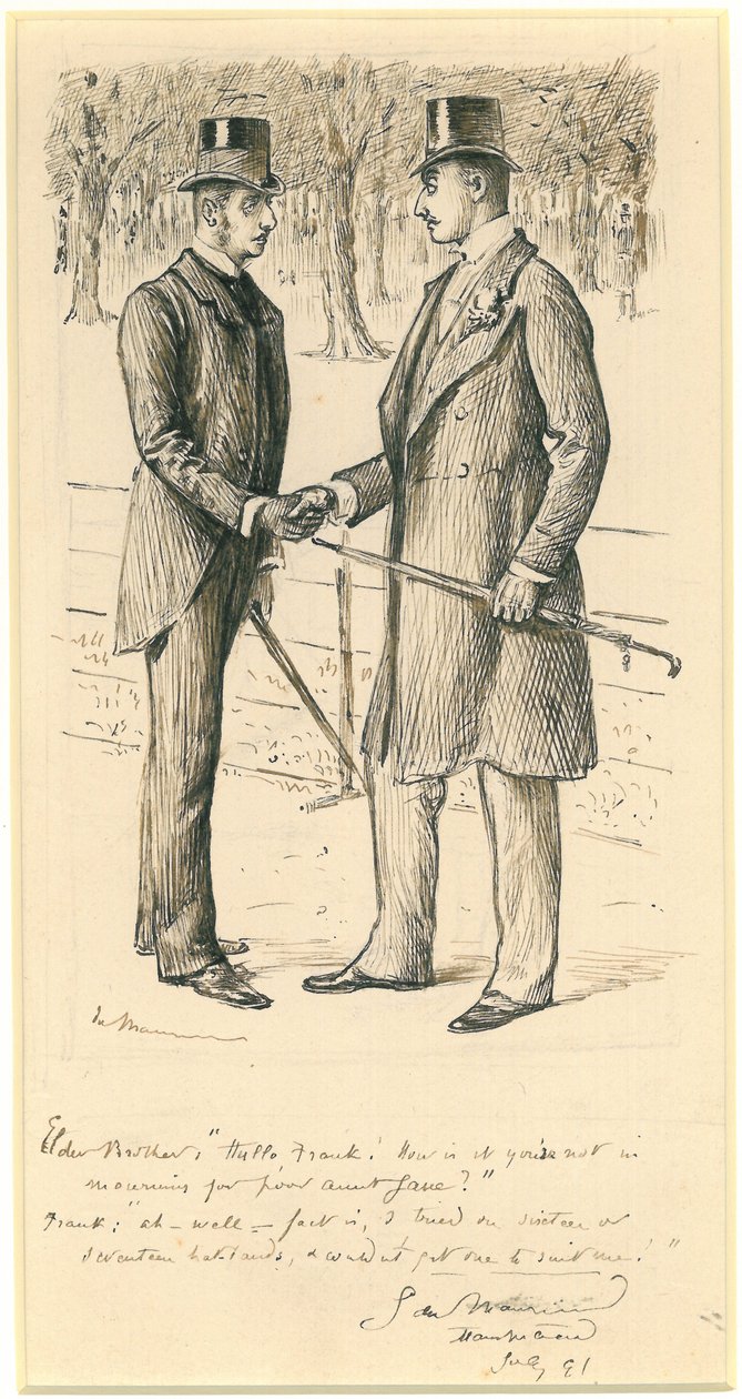 Witaj Franku!, 1891 autorstwa George du Maurier