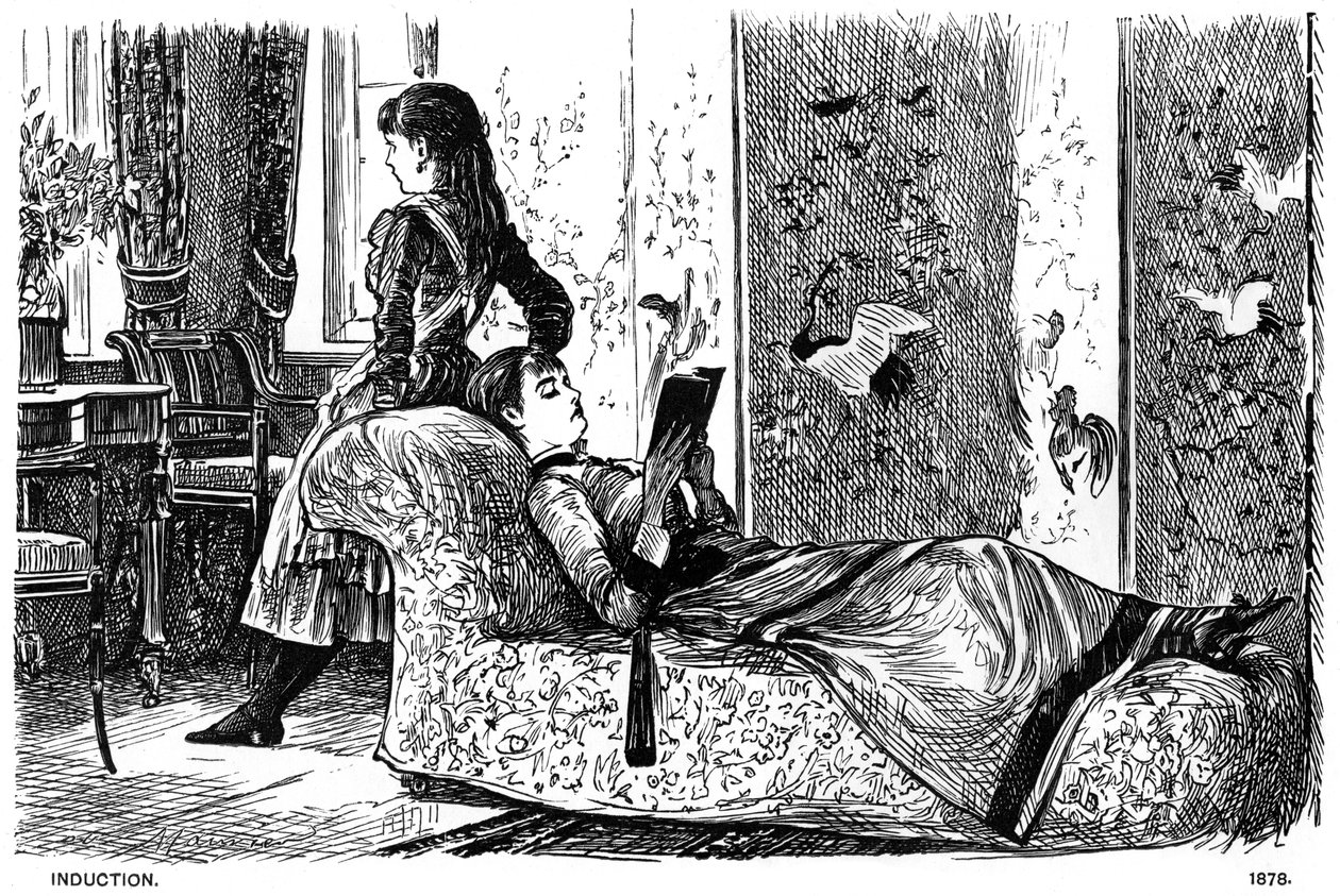 Indukcja, 1878 1891. autorstwa George du Maurier