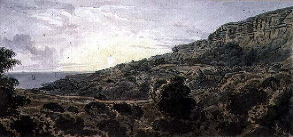 Krajobraz autorstwa George the Younger Barret