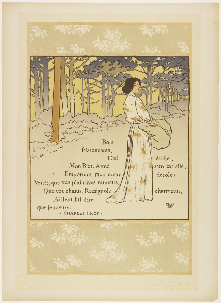 Drżący las, 1893 autorstwa Georges Auriol