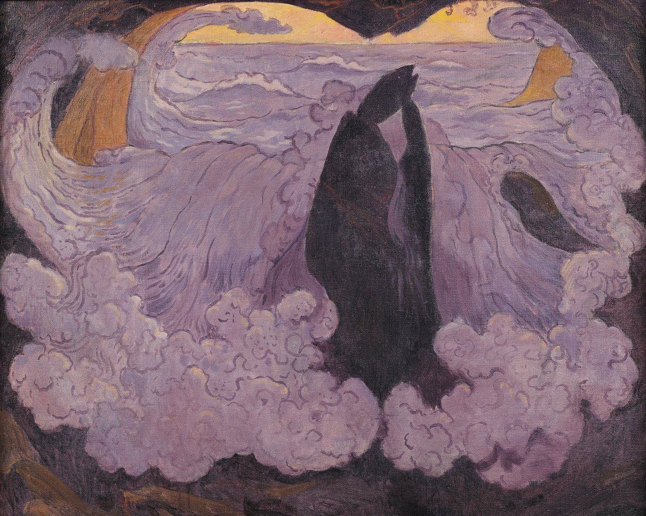 Fioletowa fala, ok.1895-6 autorstwa Georges Lacombe