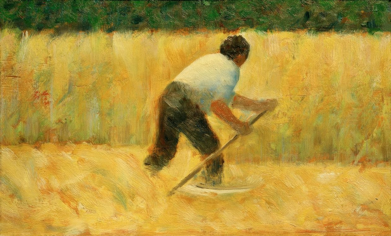 Le Faucheur (Kosiarka) autorstwa Georges Seurat