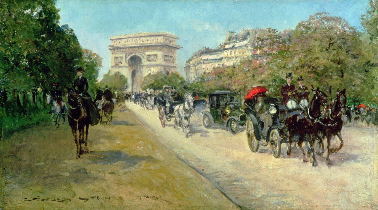 Bulwar w Paryżu autorstwa Georges Stein