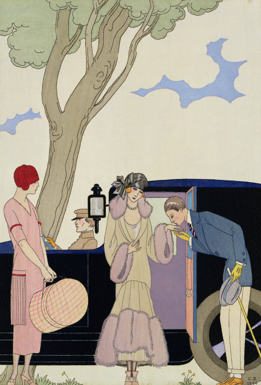 Zazdrość autorstwa Georges (after) Barbier