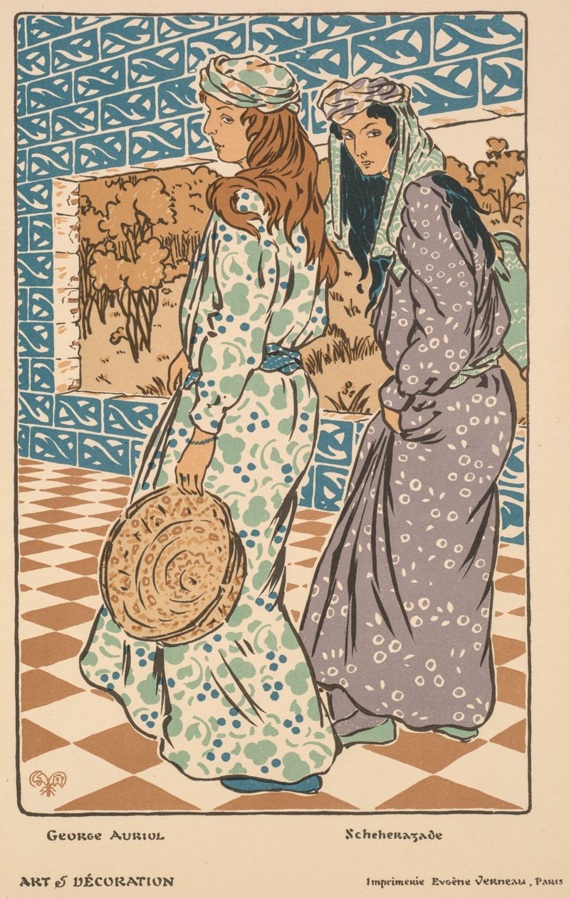 Szeherezada, 1901. autorstwa Georges Auriol