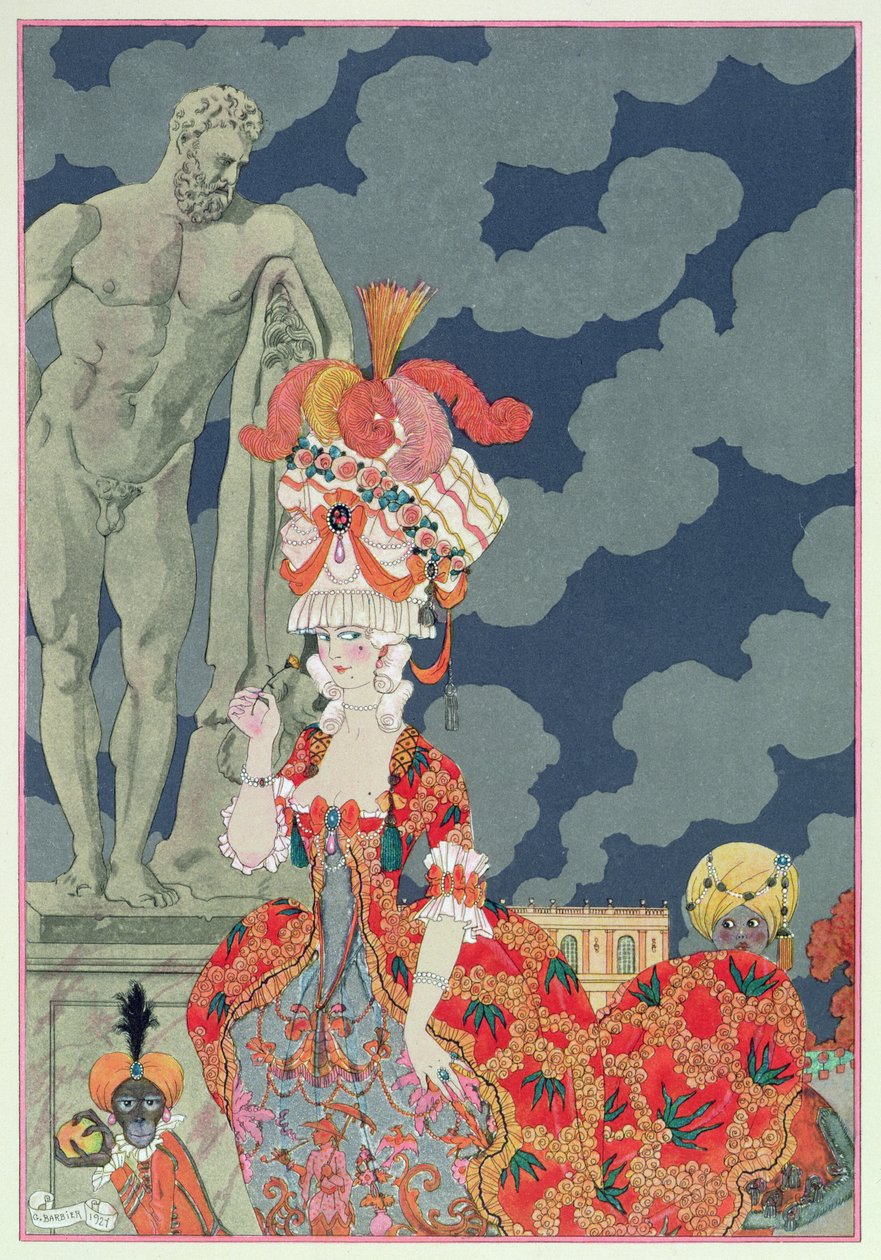 Moda na najwyższym poziomie autorstwa Georges Barbier