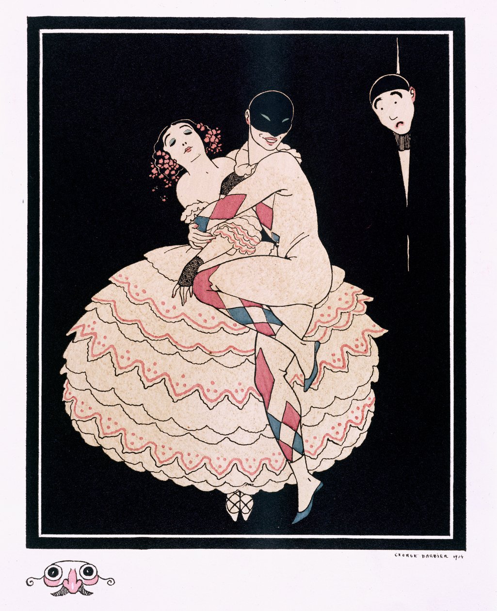 Karsavina, wyd. 1914 (kolor lito) autorstwa Georges Barbier
