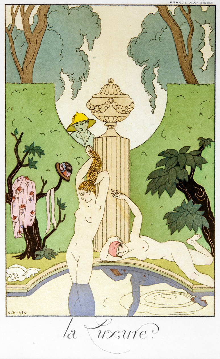 Miłość do luksusu autorstwa Georges Barbier