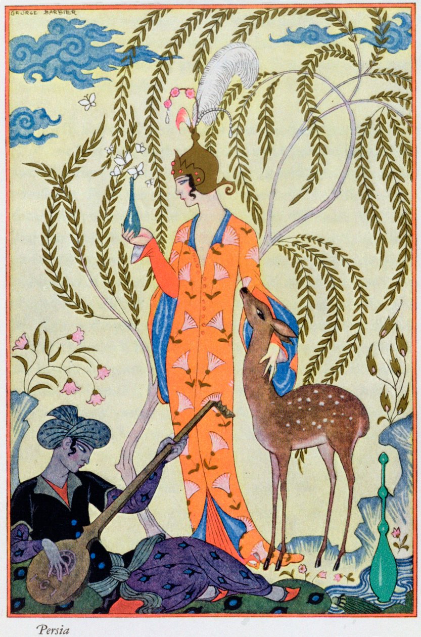 „Persja”, 1912 autorstwa Georges Barbier