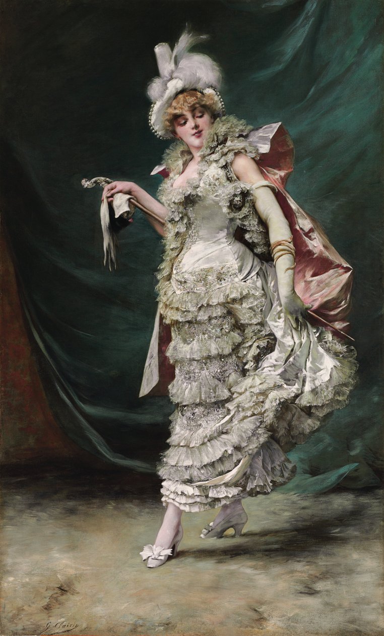 Ubrana na bal autorstwa Georges Clairin