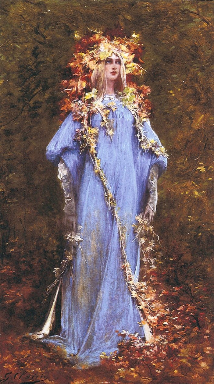 Ofelia autorstwa Georges Clairin