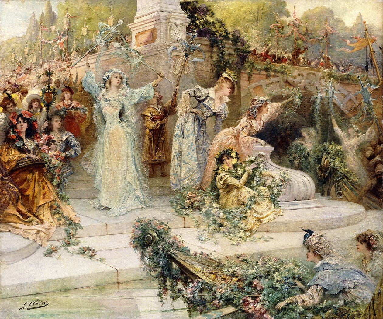 Festiwal, autorstwa Georges Clairin