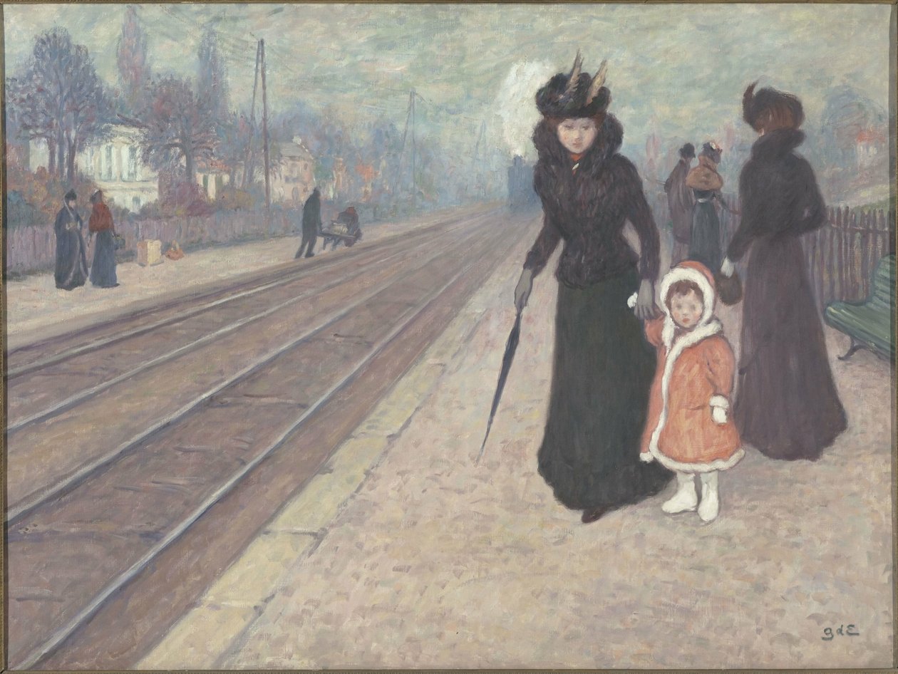 Stacja podmiejska, 1896-1897. autorstwa Georges Espagnat de