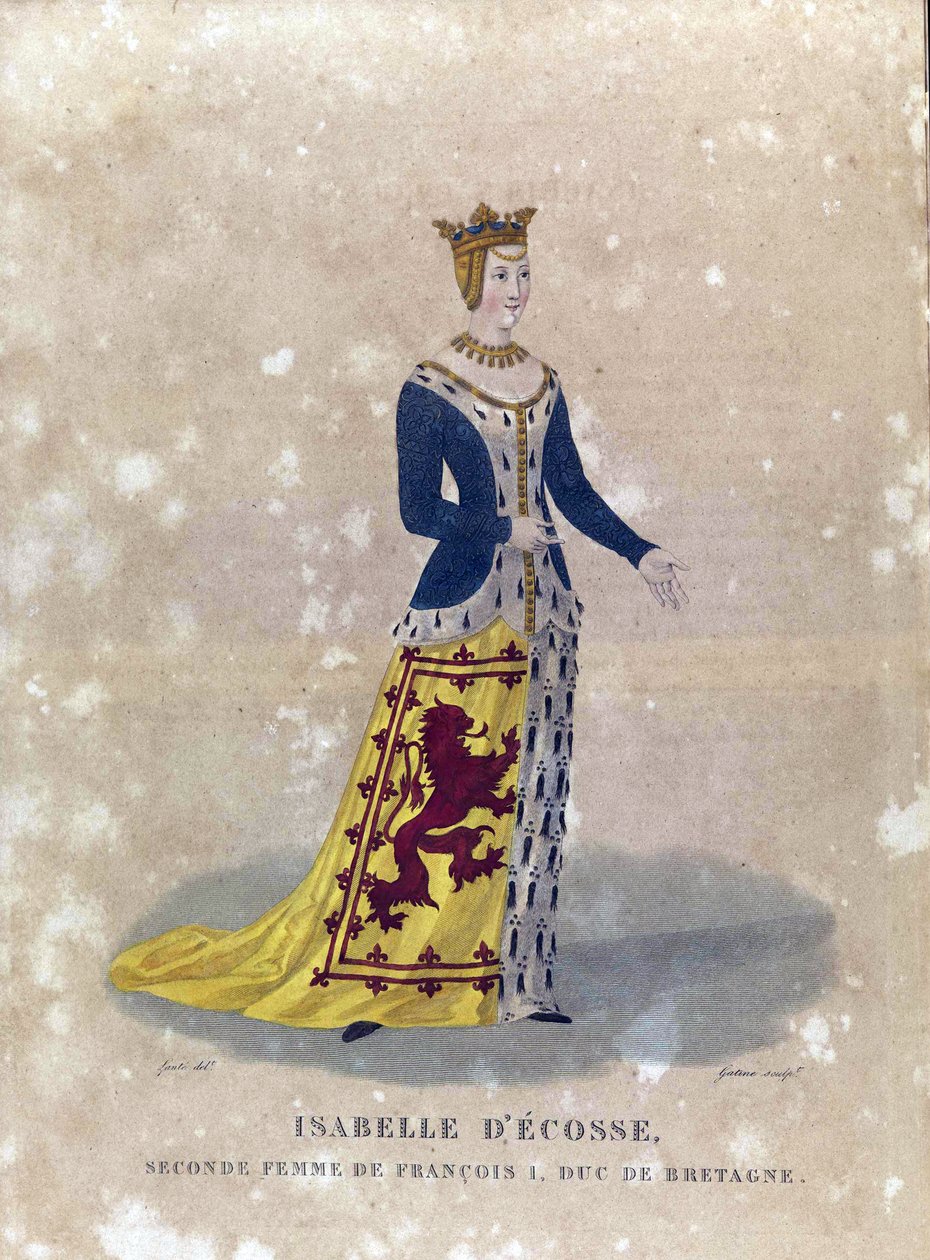 Isabella Stuart (Isabeau ze Szkocji) autorstwa Georges Jacques Gatine