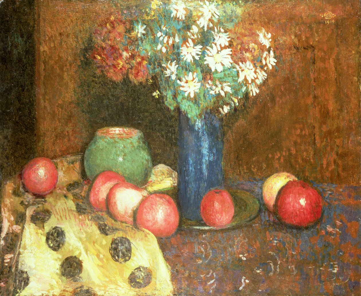 Martwa natura z owocami autorstwa Georges Lemmen