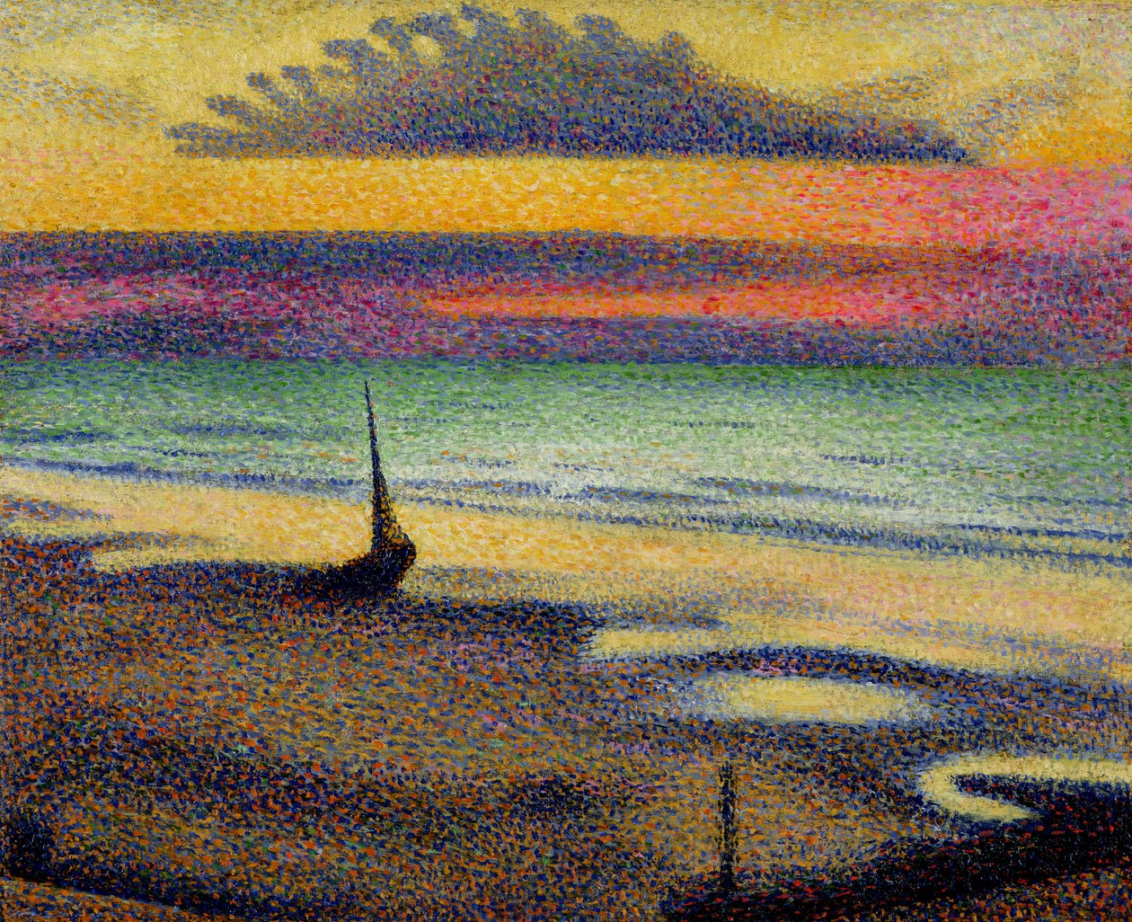 Plaża przy napadzie, 1891-92 autorstwa Georges Lemmen