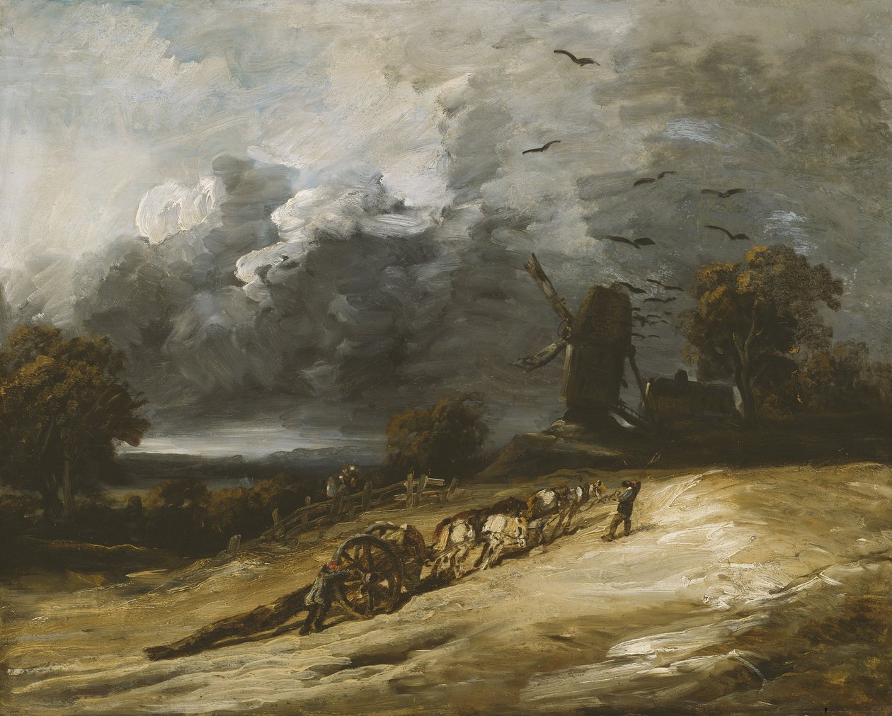 Burza, 1814-30 autorstwa Georges Michel