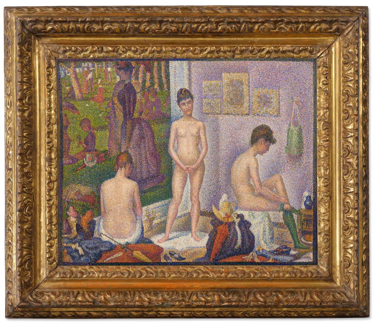 Les Poseuses, Ensemble (mała wersja) autorstwa Georges Pierre Seurat