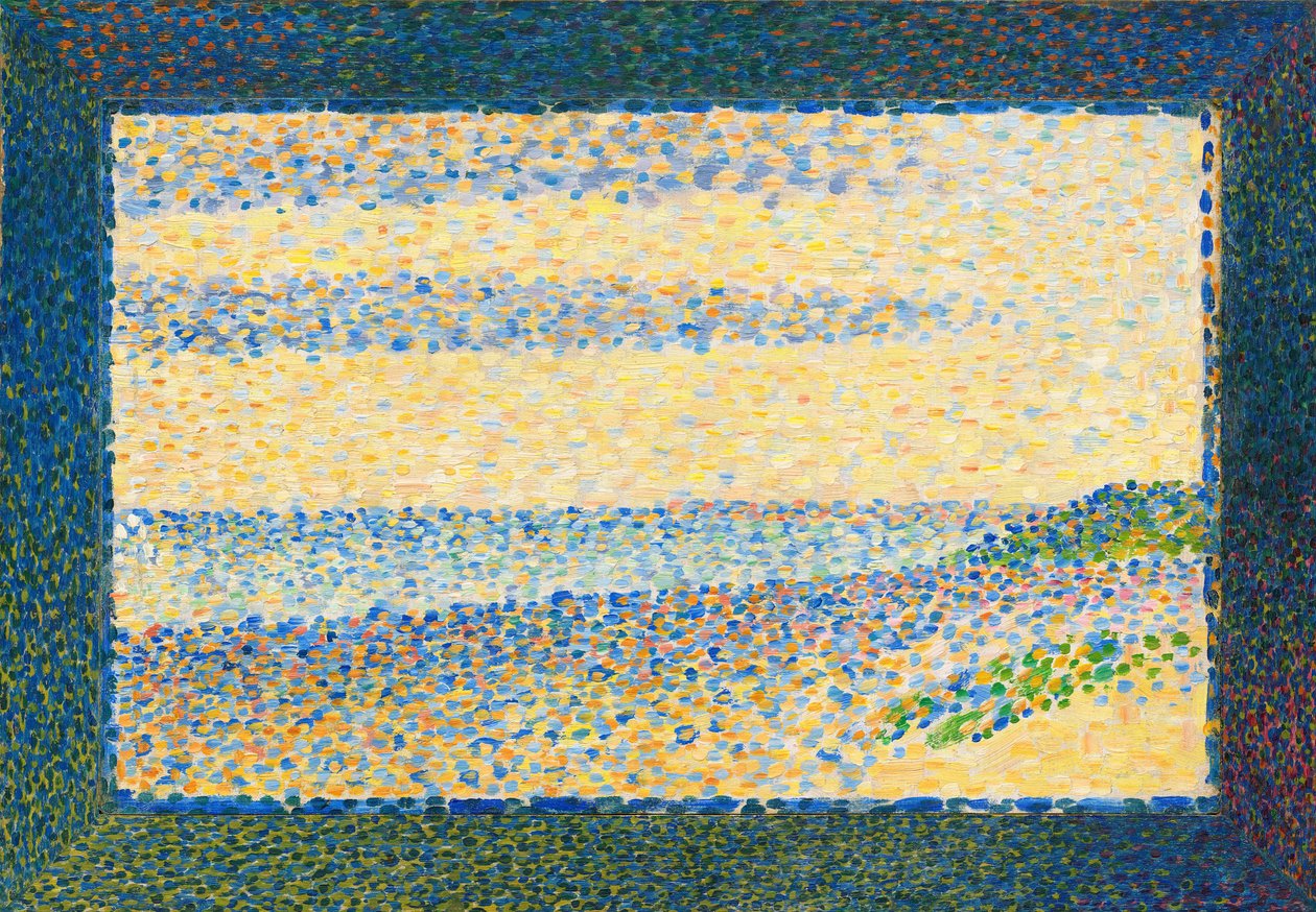 Pejzaż morski, 1890. autorstwa Georges Pierre Seurat