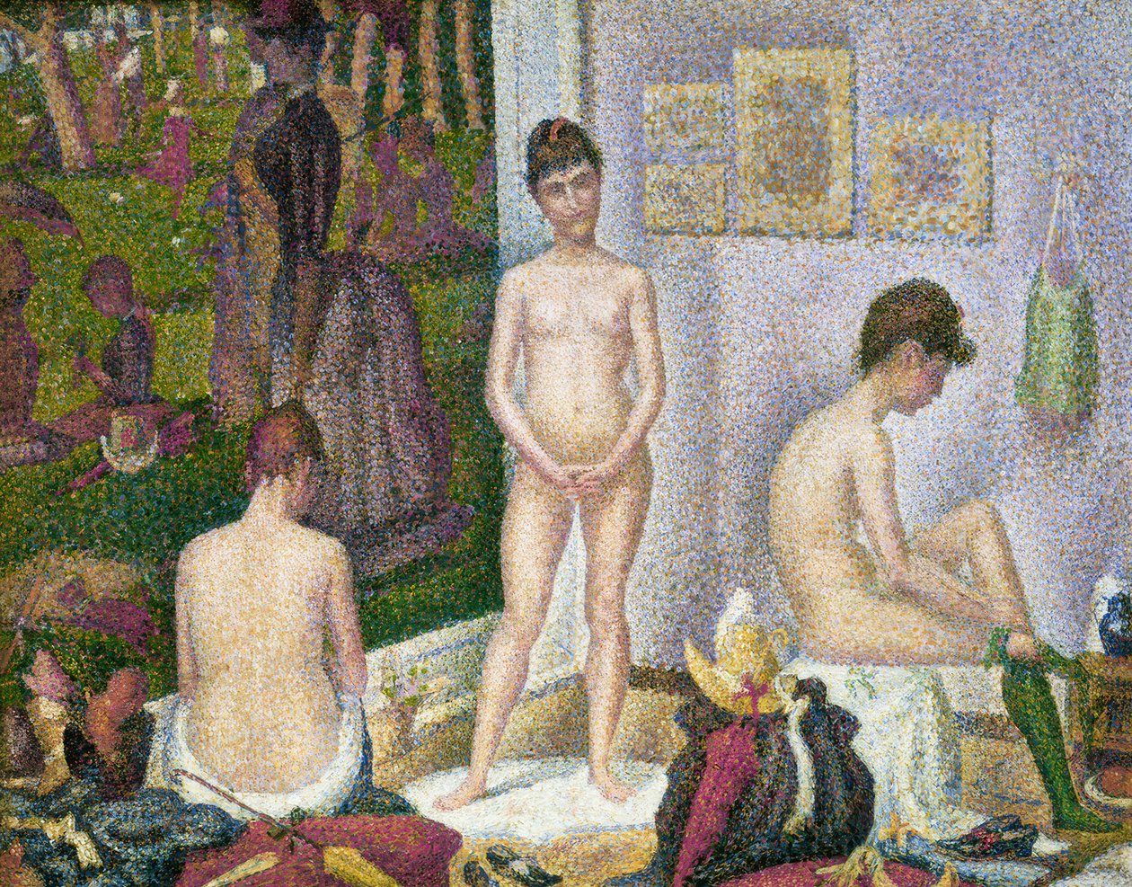 Instalatorzy (mała wersja) autorstwa Georges Seurat