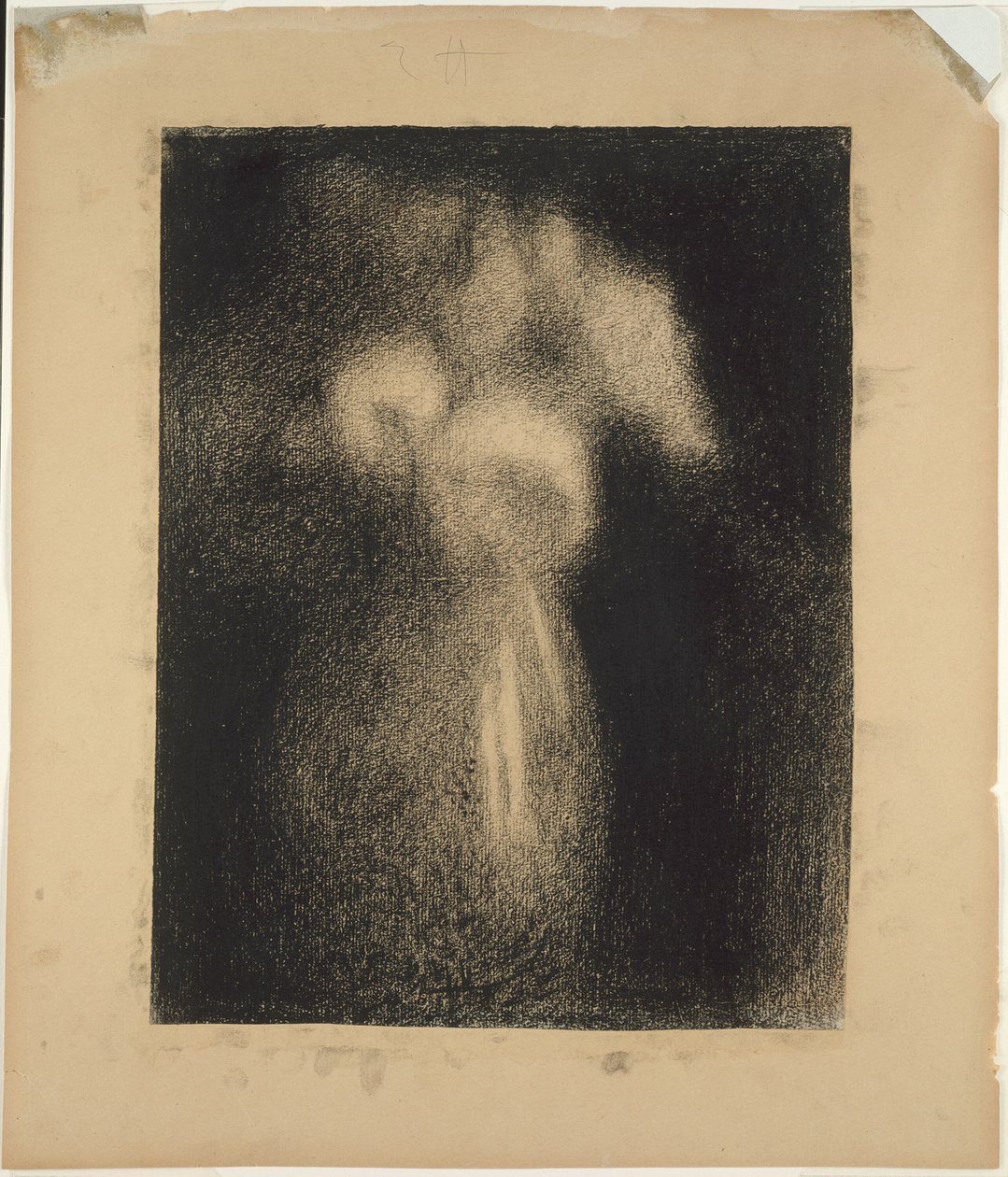 Róże w wazonie autorstwa Georges Seurat