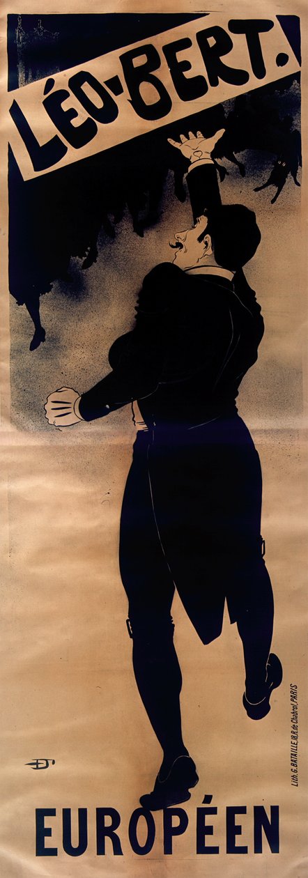 Leo-Bert. Europejski, 1895. autorstwa Georges de . Feure