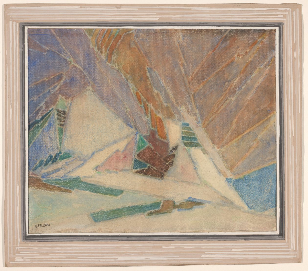 Tytuł nieznany autorstwa Ger Ladage (signed by artist)