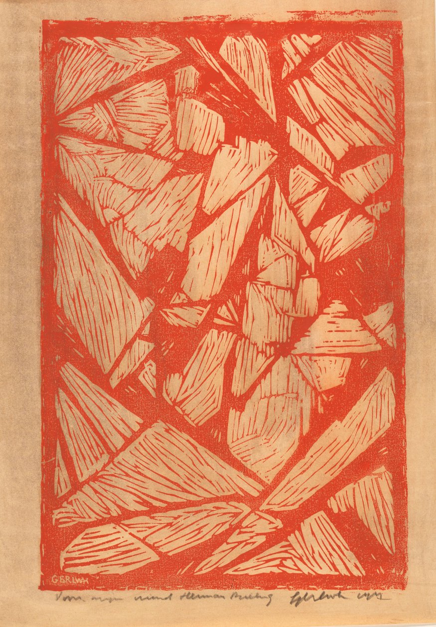 Bez tytułu autorstwa Ger Ladage (signed by artist)
