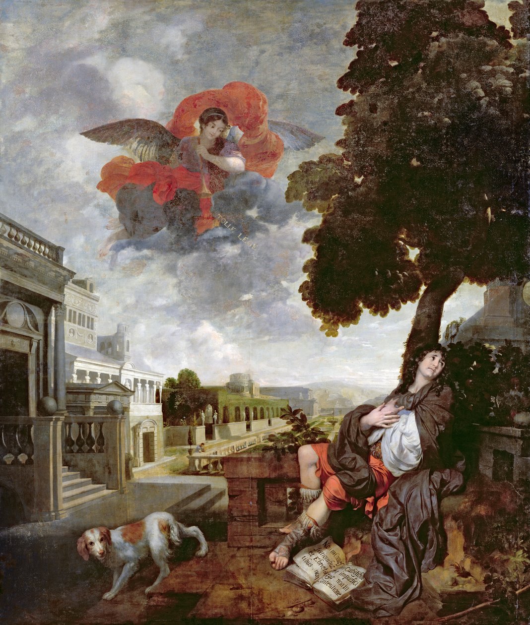 Nawrócenie św. Augustyna, c.1663 autorstwa Gerard de Lairesse