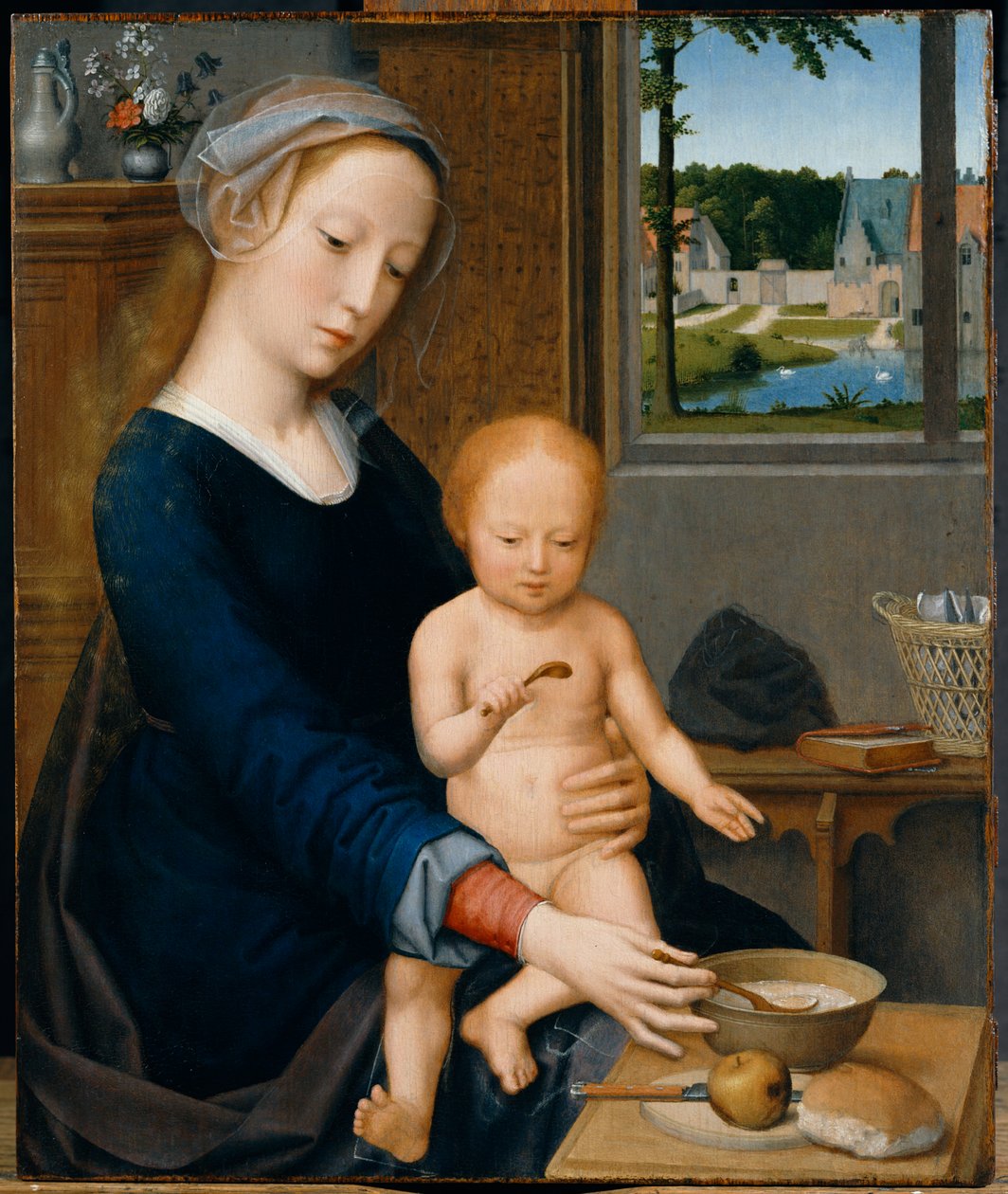 Madonna z Zupą Mleczną autorstwa Gerard David