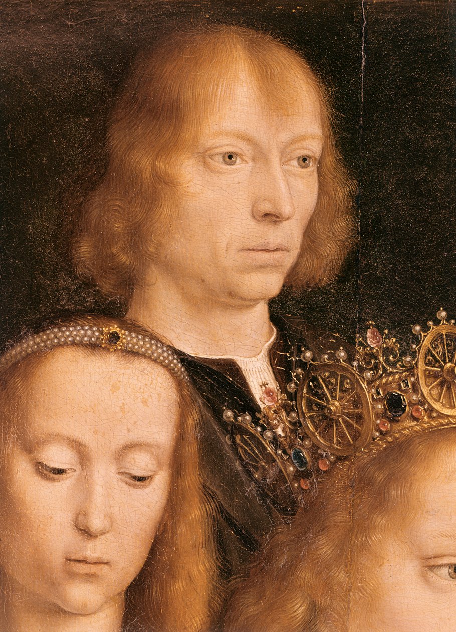 د ځان انځور، c.1509 (تفصیل 192461) پولی autorstwa Gerard David
