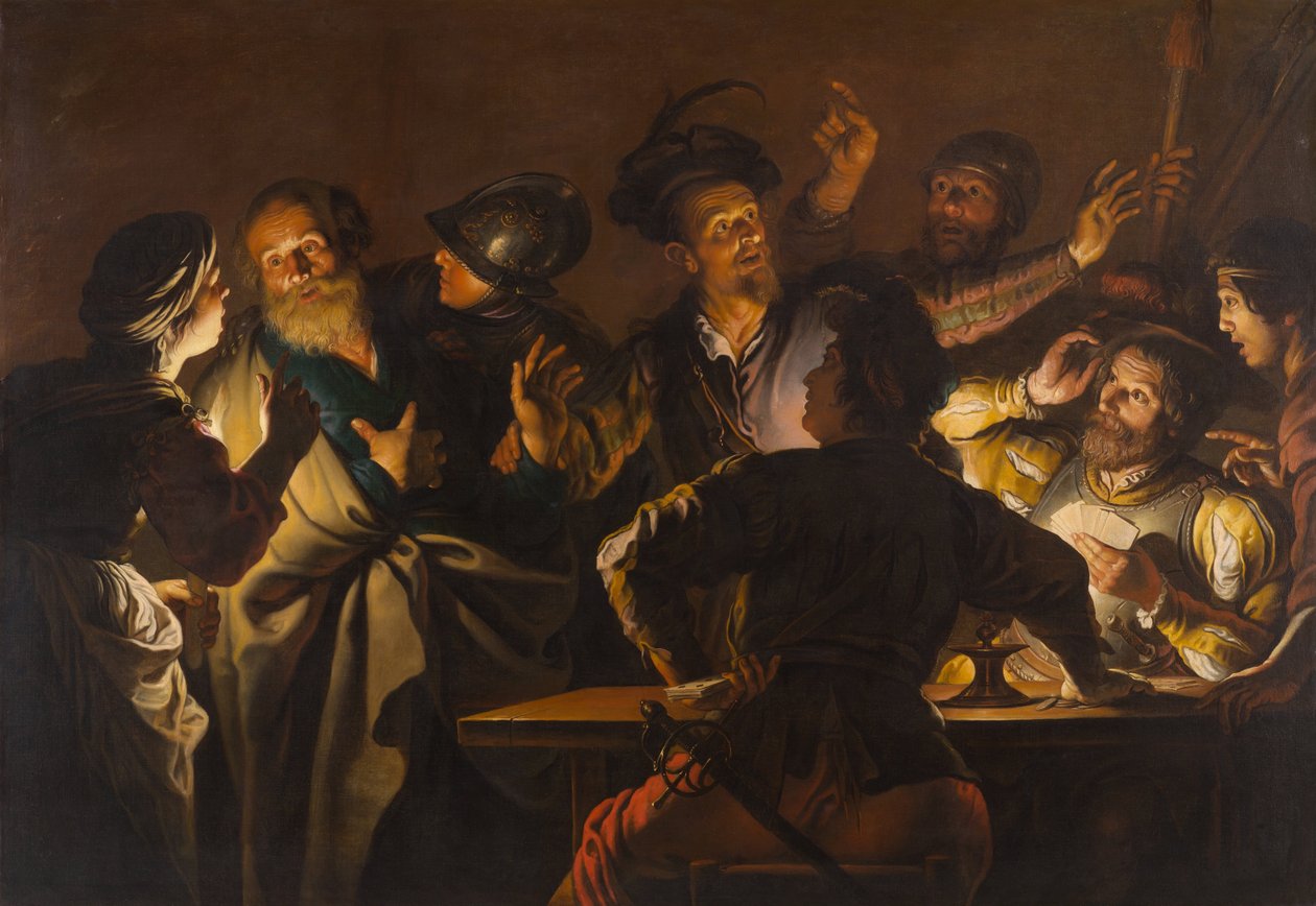 Odmowa św. Piotra autorstwa Gerard Seghers