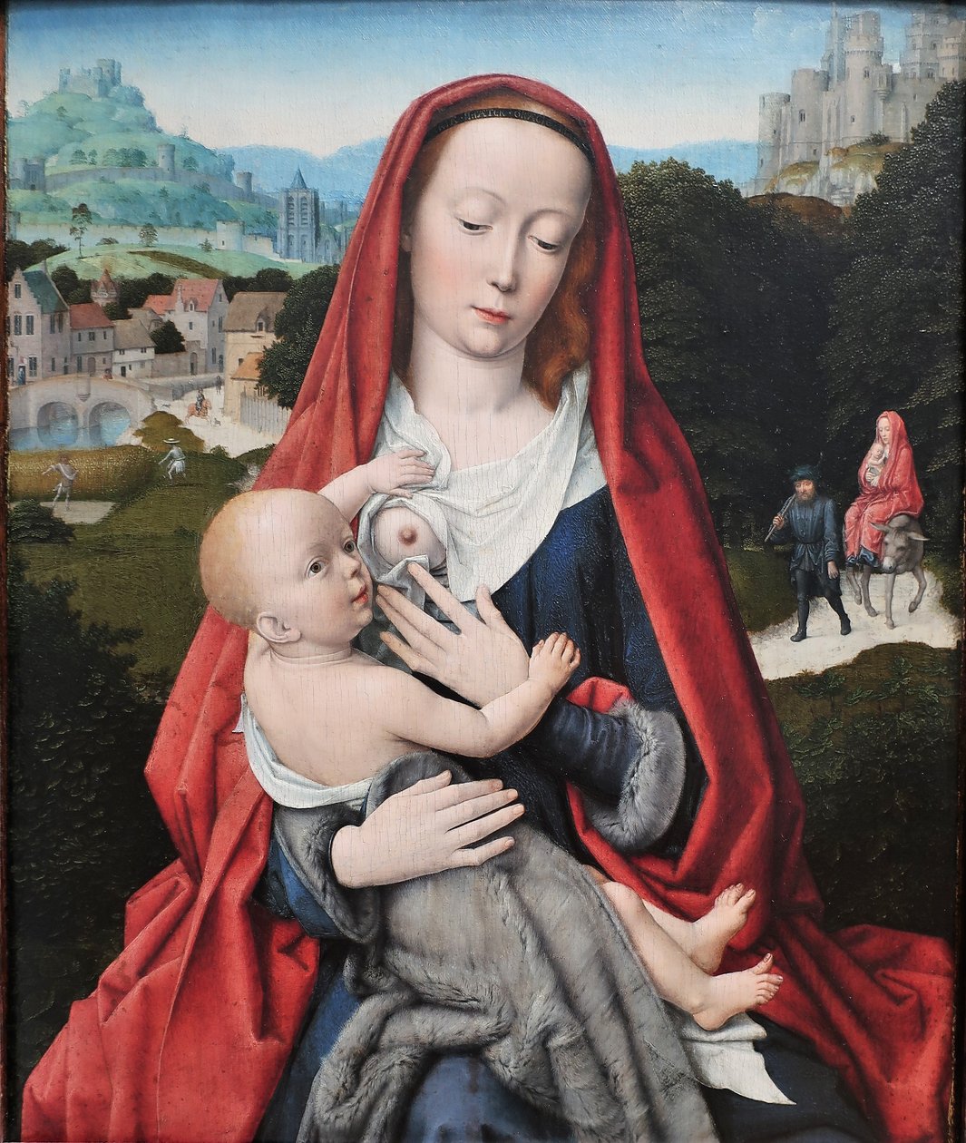 1490 Gerard David Maria z dzieckiem autorstwa Gerard David