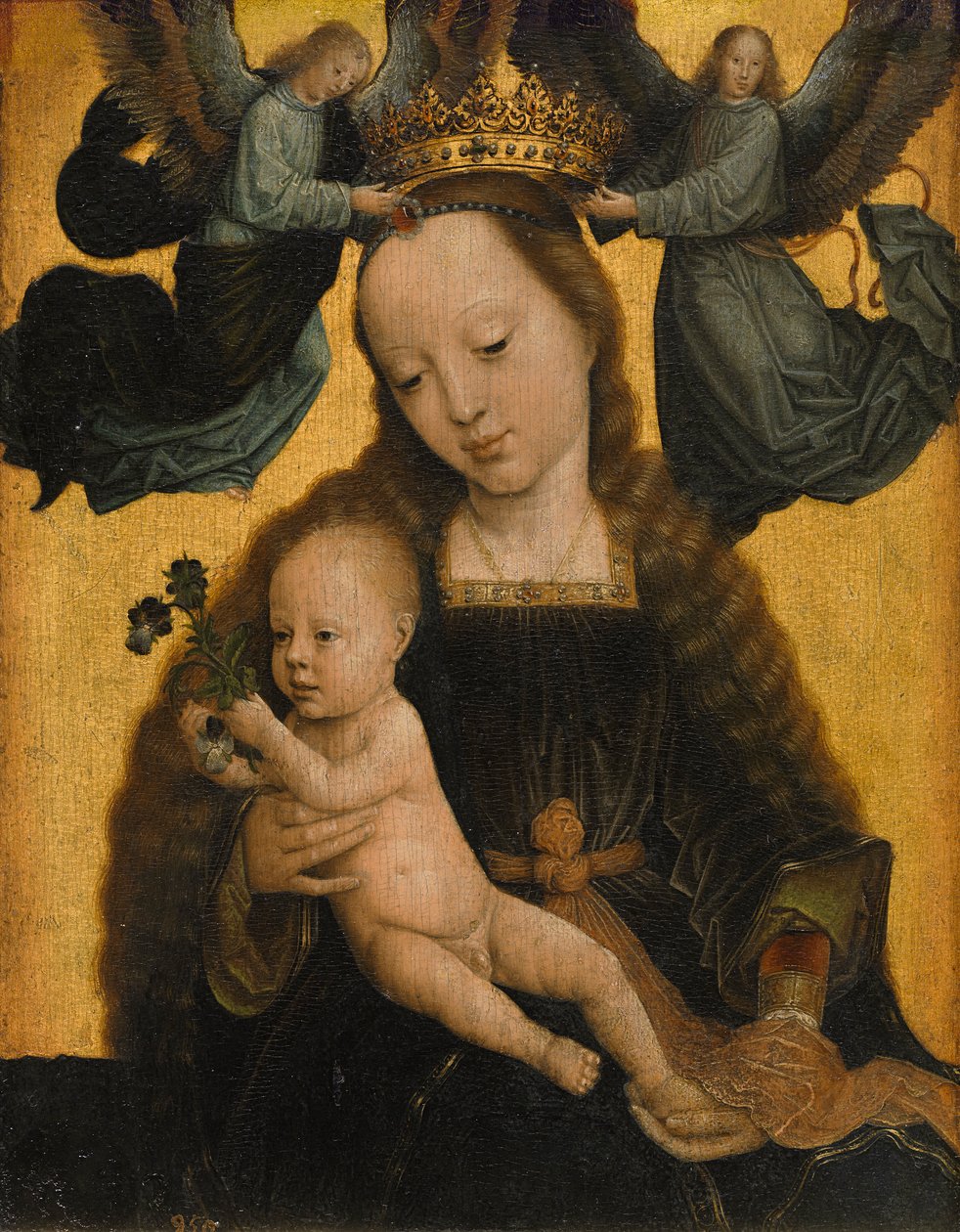Dziewica z Dzieciątkiem i Aniołami autorstwa Gerard David