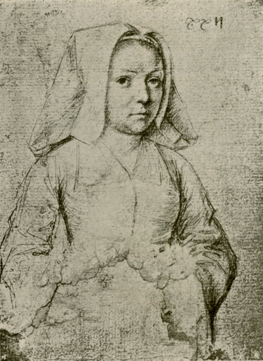 Młoda kobieta, koniec XV-początek XVI wieku, 1908. autorstwa Gerard David