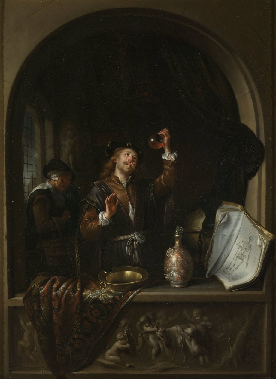 Doktor autorstwa Gerard Dou (copy after)